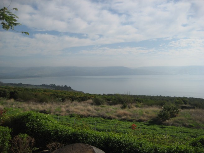 likely spot for the Sermon on the Mount