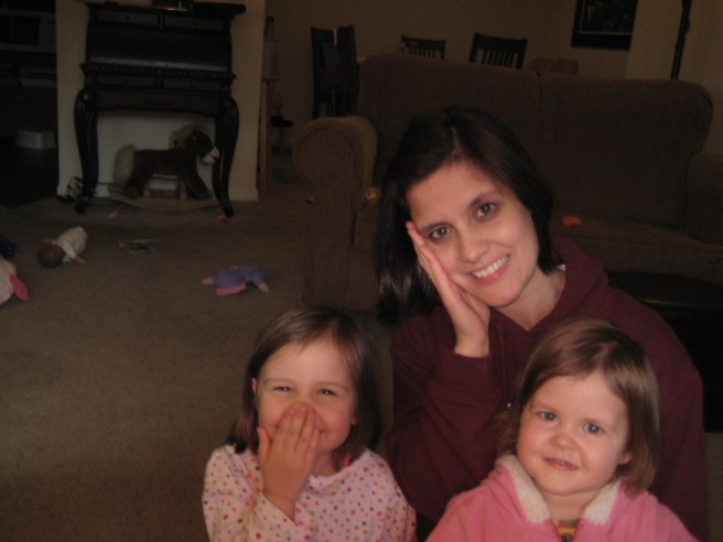 Hope is always asking to take pictures. She was very particular about how we all posed.