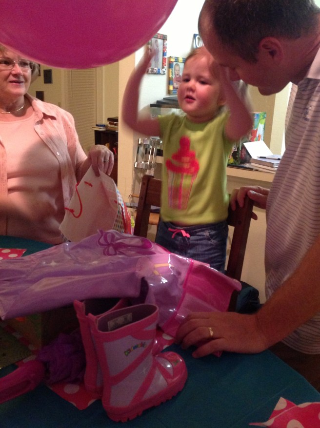 A raincoat so I won't get wet!! (Gracie hates wain)