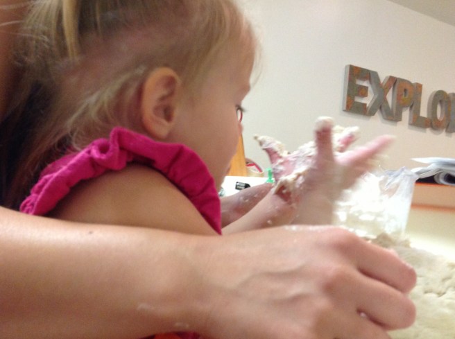 Best shot of Mckayla helping (taken by Sophia)