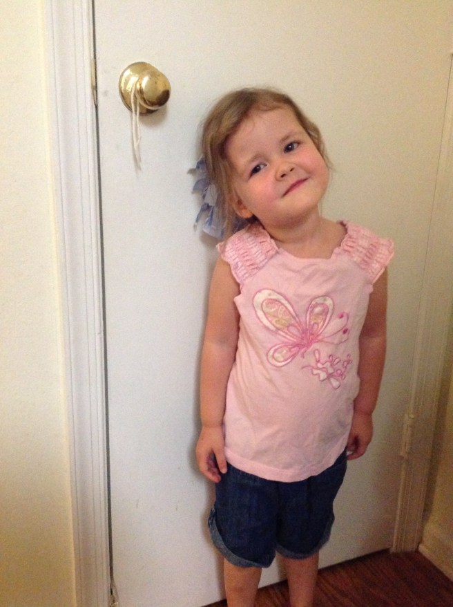 How is it possible that this little girl is heading off to Cubbies? (she loved it!)