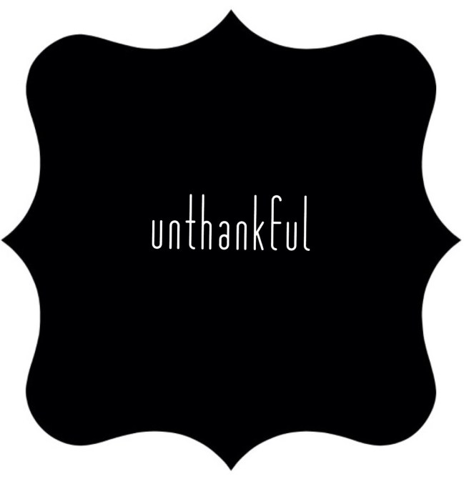 un-word of the year, unthankful