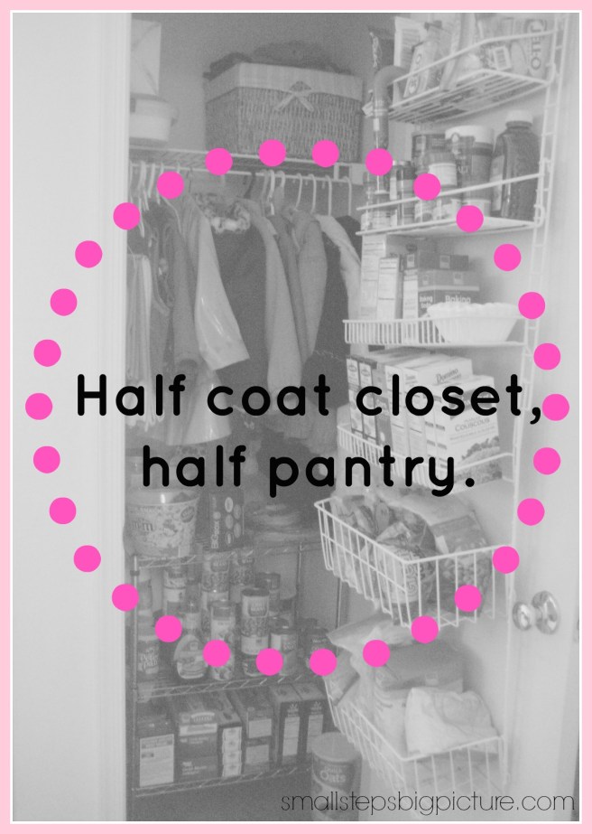 Half pantry, half coat closet