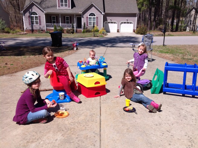 Can't stay inside on such a nice day