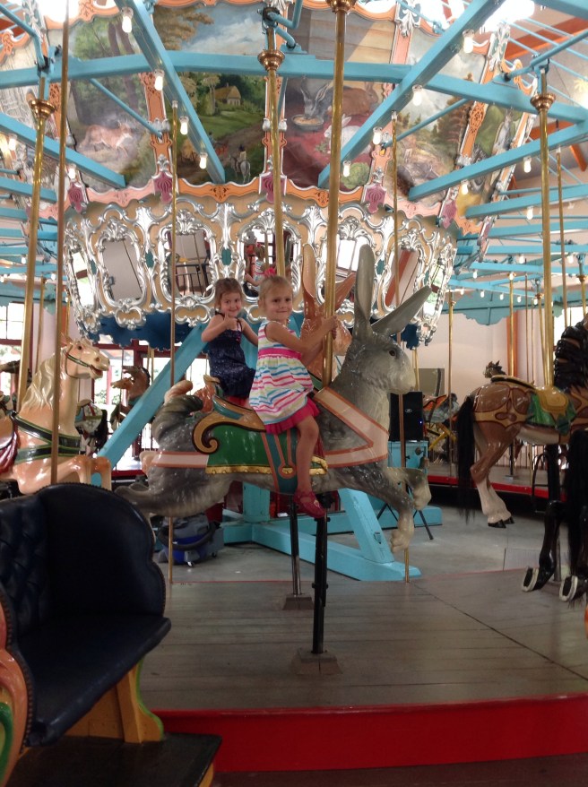 Don't miss the fact that Gracie actually let go with one hand for that thumbs up.